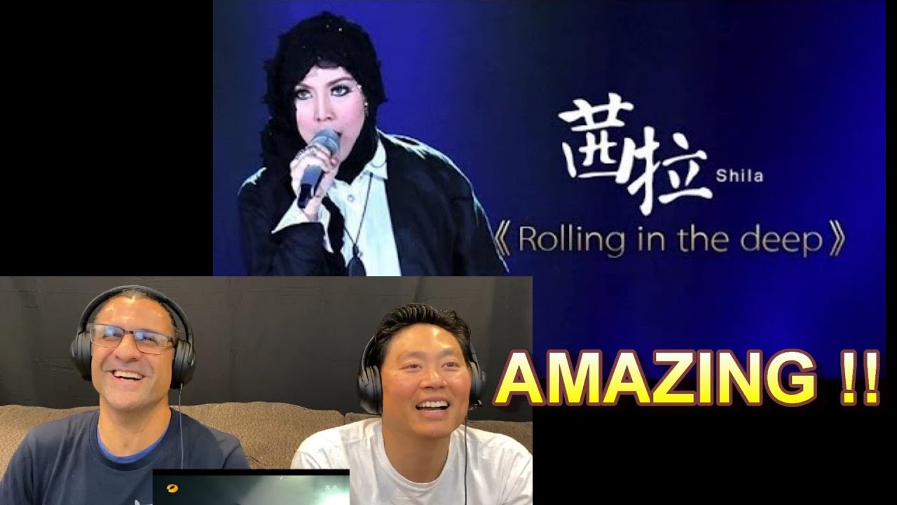 SHILA AMZAH - Rolling in the deep - Reaction
