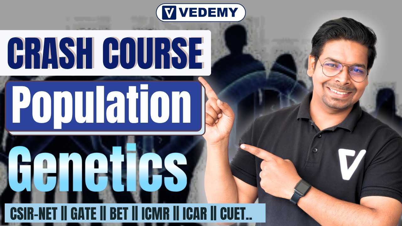 Learn Population Genetics in 10 Minutes||Crash Course|| CSIR-NET||GATE||DBT||ICMR