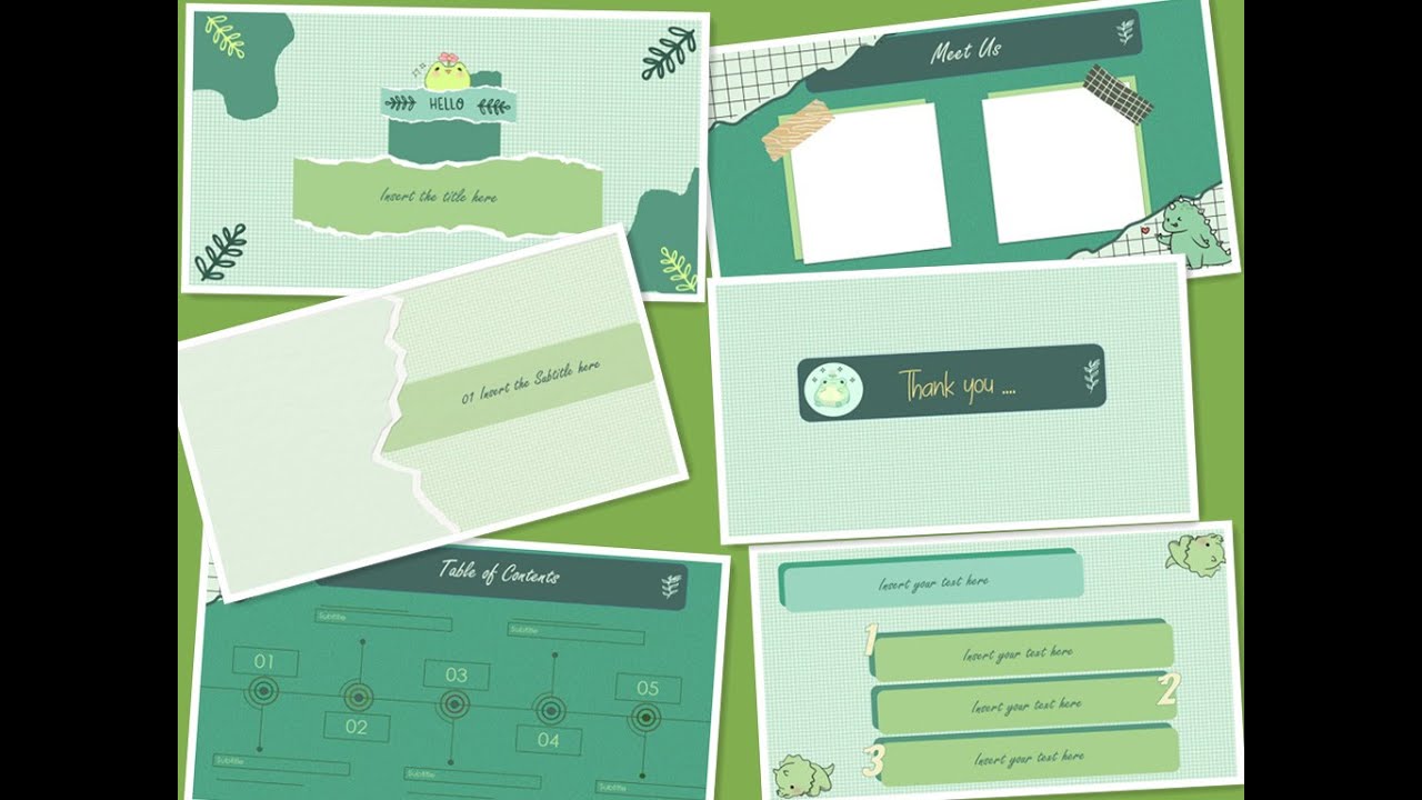 GREEN PASTEL | FREE PPT TEMPLATE | RAN15JEN