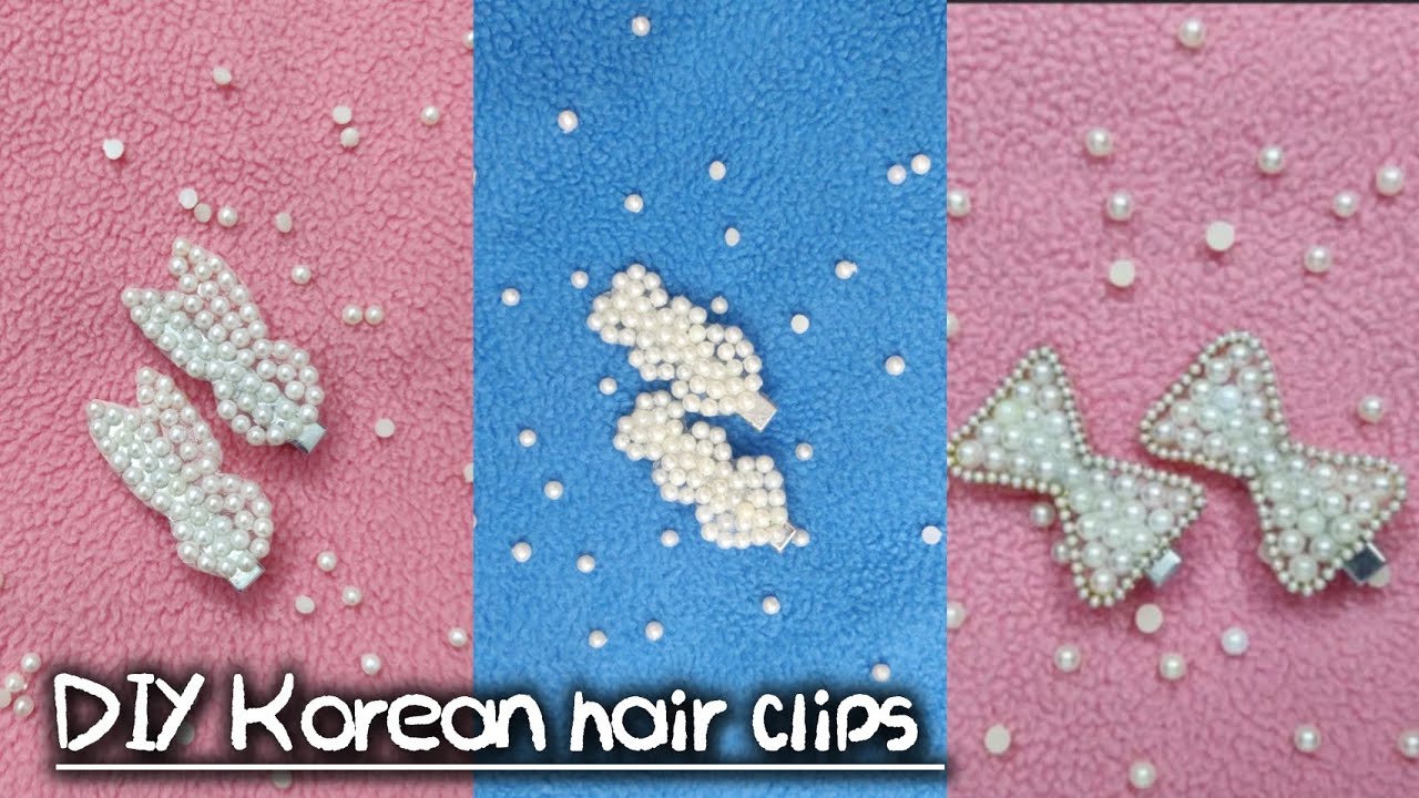DIY Korean hair clip ⭐#diy #viralvideo #trending