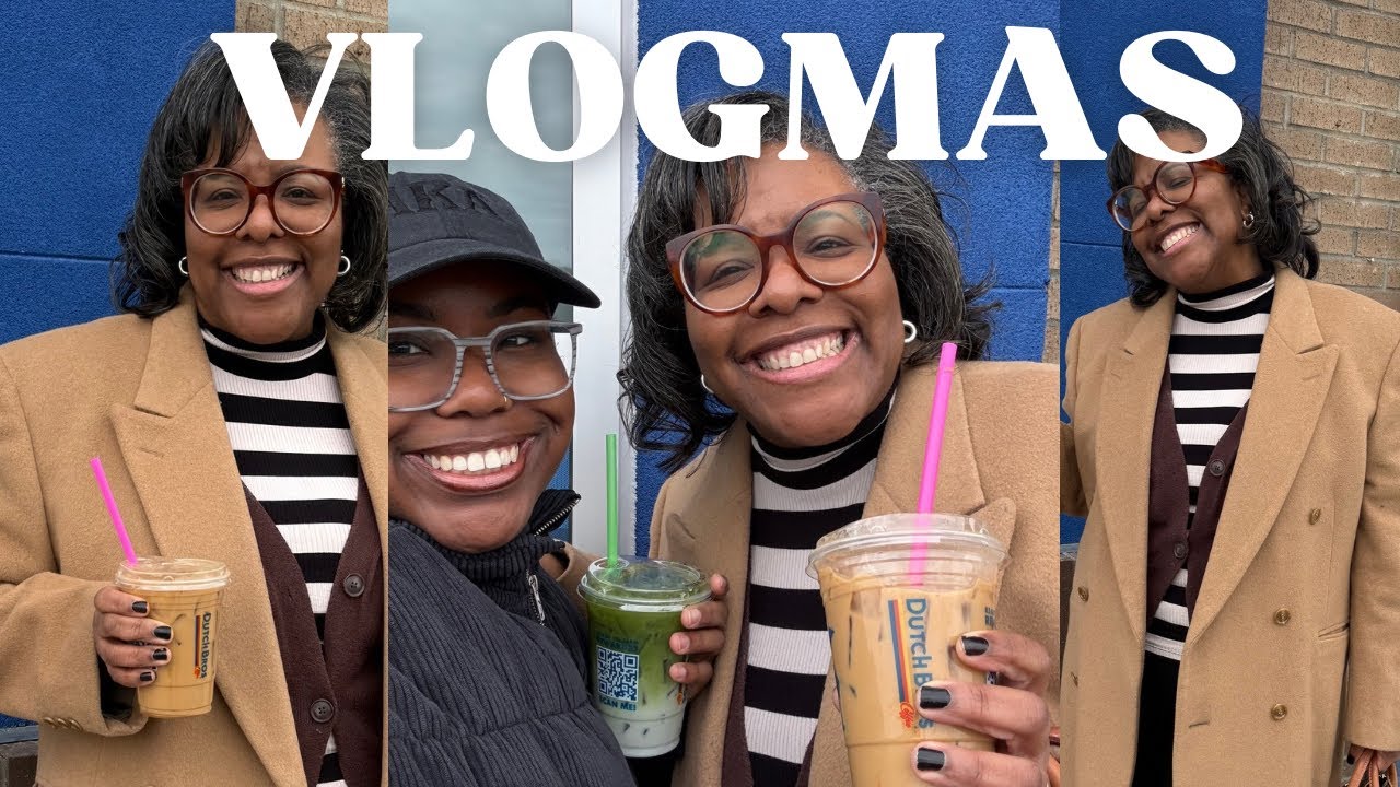 VLOGMAS‼️NEW VLOG DUTCH BROS🤷🏽‍♀️COFFEE DATES WITH MY GIRL! CHRISTMAS PJ’s #christmasvlog #vlogmas