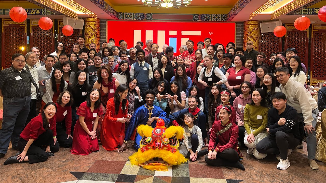 麻省理工学院华人校友会春宴（老外舞狮表演）#nyc#newyork#love#peace#liondance#music#dance#Chinesenewyear#chinatown#纽约 #世界和平