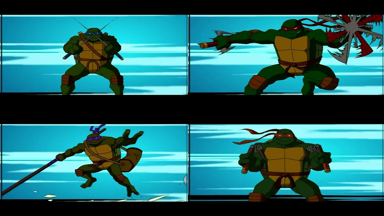 TMNT 2003 unreleased soundtrack - Turtles attack
