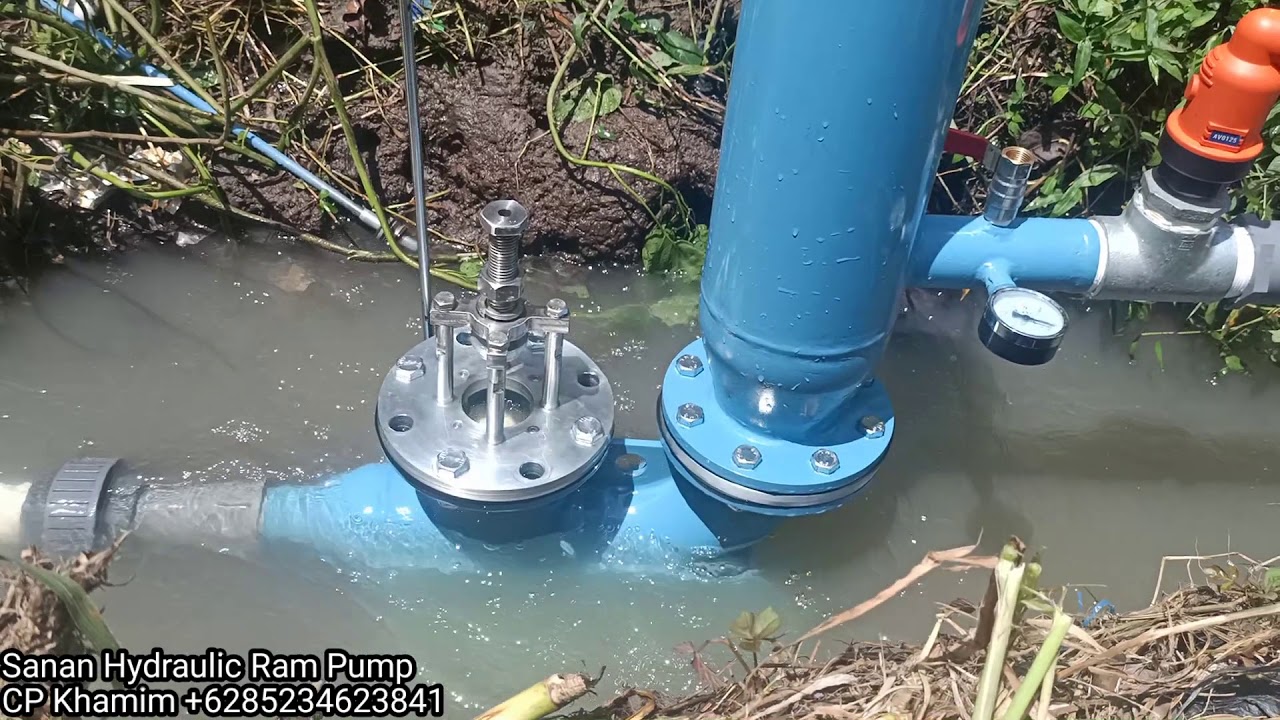 Demo New Valve | Test pompa hidram model SN44 | Sanan Hydraulic Ram Pump