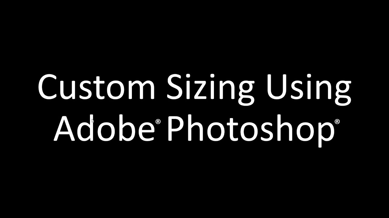 Custom Print Size with Adobe Photoshop CC