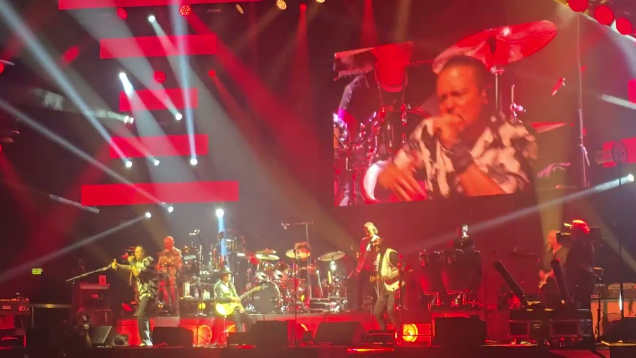 Afto Blue/Dangerous -  new song - Santana  - royal arena  - copenhagen denmark   - aug 25