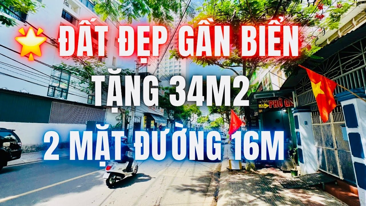 🌟Sốc! Bán đất đẹp 194m2 tặng thêm 34m2 trong sổ ngang gần 8m view biển Nha Trang
