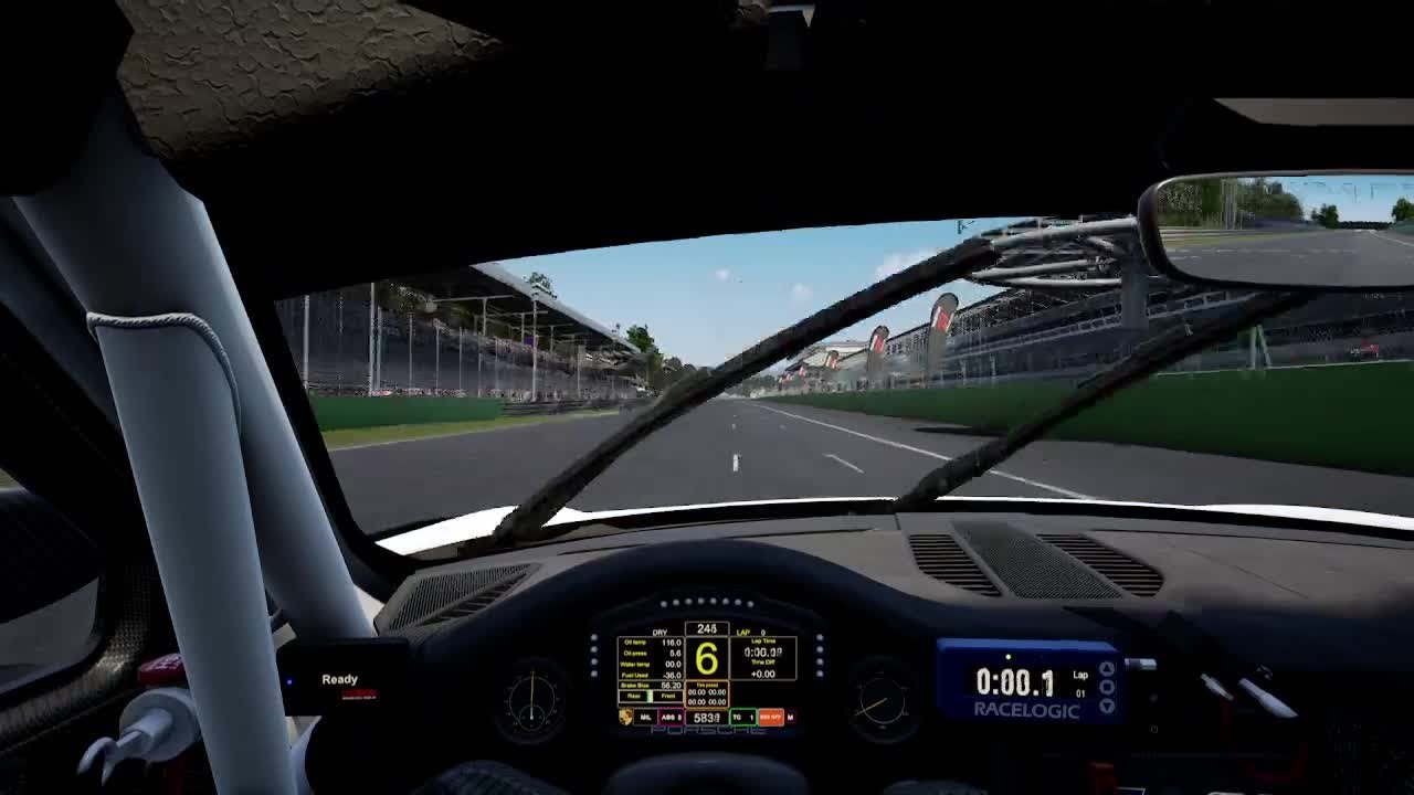 ACC Monza Porsche 935 GT2 (Dry) Track Guide (Hotlap + Telemetry)