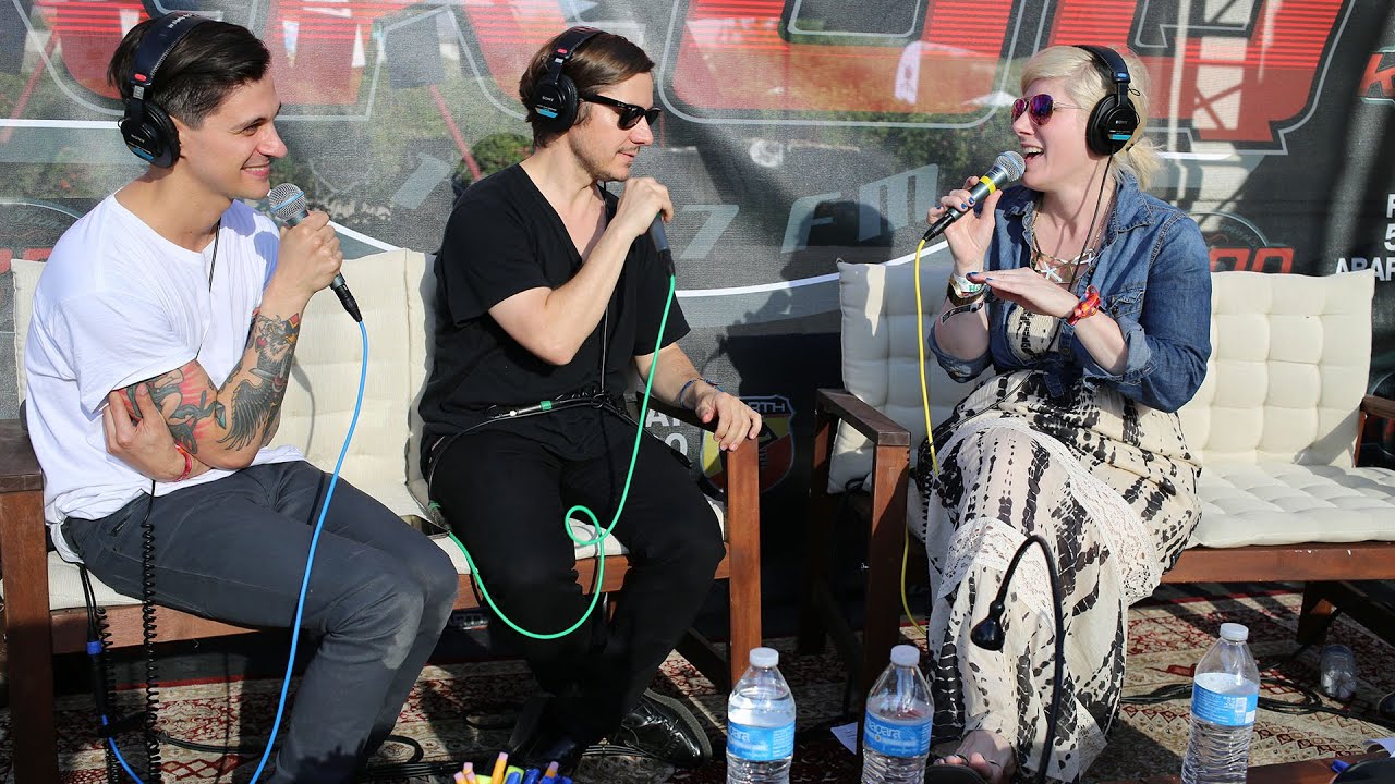 Kat Corbett Interviews Night Terrors Of 1927 at the KROQ Coachella House