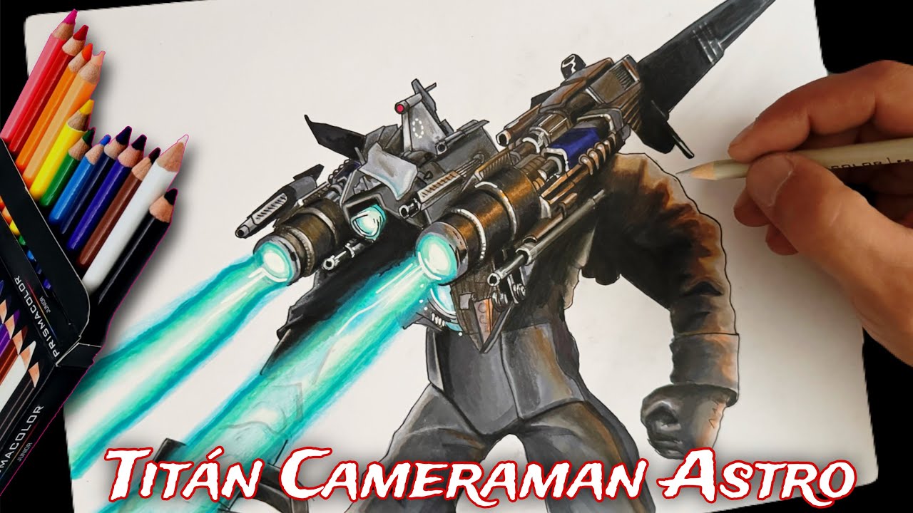 Drawing Titan Cameraman Astro Hand Episode 73 part 2 | Skibidi Toilet | CunsArt - Dibujo