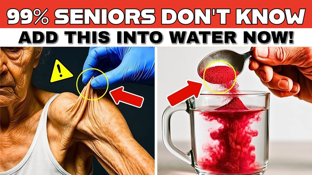 Don't Drink Plain Water Again After 60 — THIS #1 Trick Boosts Blood Flow Instantly | Senior Health