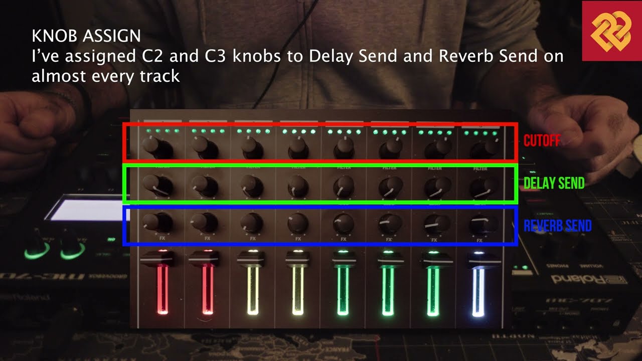 [TUTORIAL ROLAND MC-707] How I make dub reggae music with the groovebox Roland MC-707