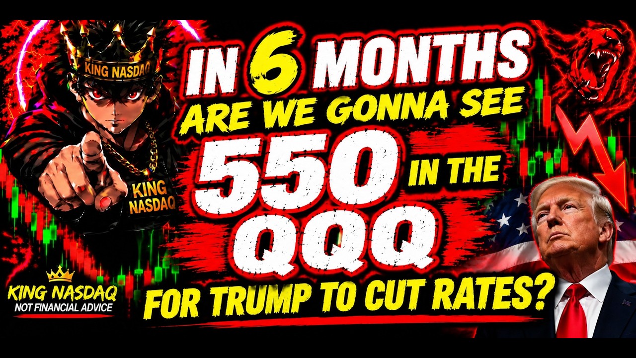 IS TRUMP DROPPING THE QQQ TOO 550 SOON TO CUT RATES WITH CRUDE OIL? Here Is What You NEED TO KNOW!