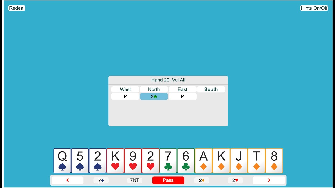 Joan Butts Bridge - A Strong Hand from an Online School of Bridge Member