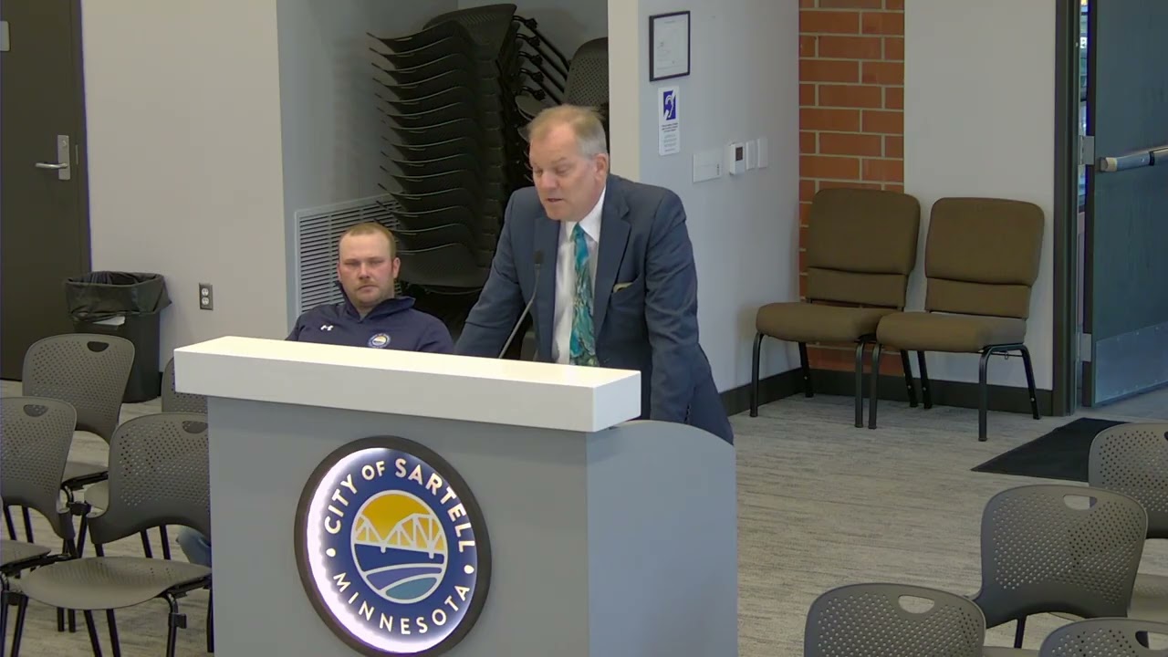Sartell City Council Meeting, August 25th, 2025