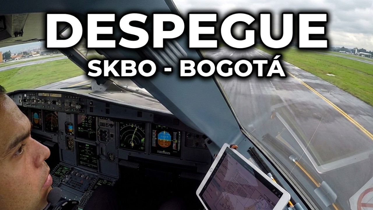 Despegue de Bogotá, Colombia (SKBO) en Airbus A320 de Interjet
