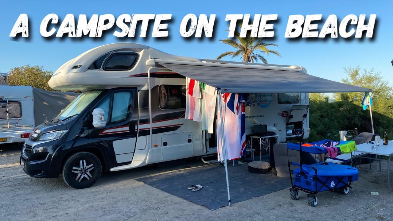 The Drive to Valencia - A Campsite on the Beach