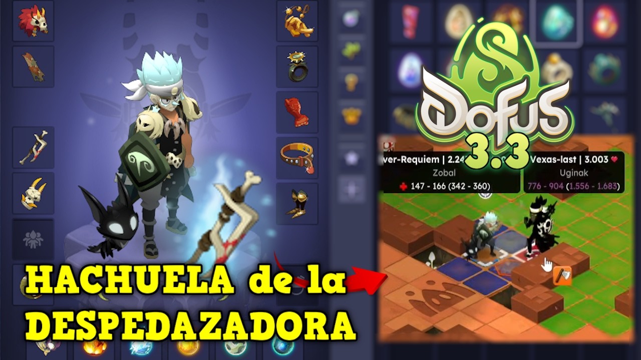 [DOFUS 3.3] ¿EL MEJOR SET de SUERTE, INTELIGENCIA y DAÑO CRÍTICO? | Koliseos 1vs1 con ZOBAL