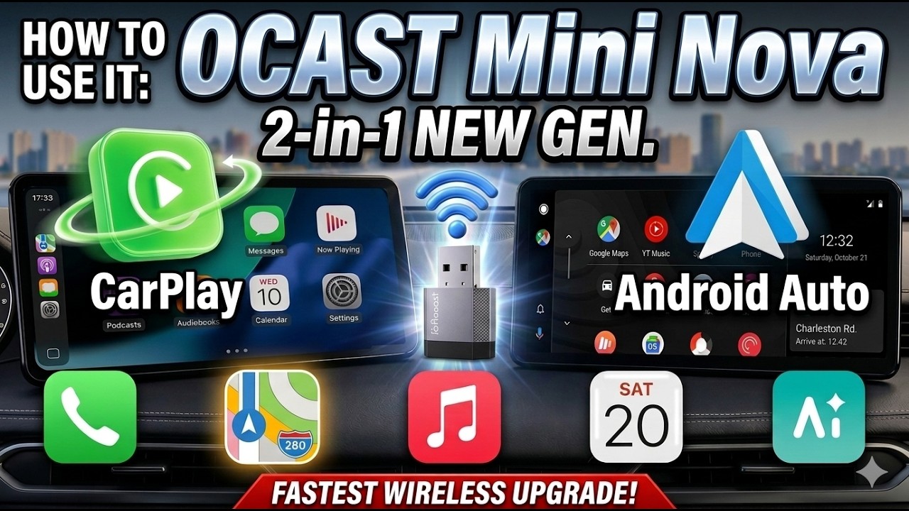 Ottocast Mini Nova 2-в-1: Распаковка и полное руководство по установке