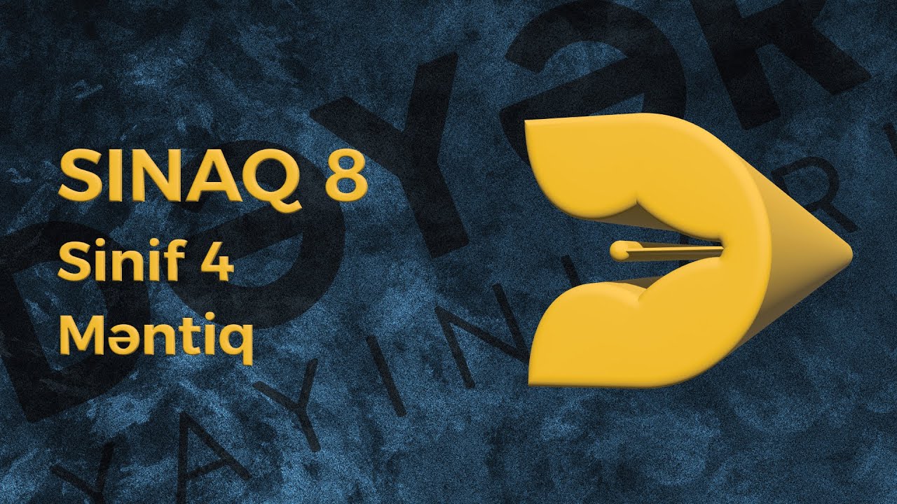 Məntiq 4-cü sinif - Sınaq 8