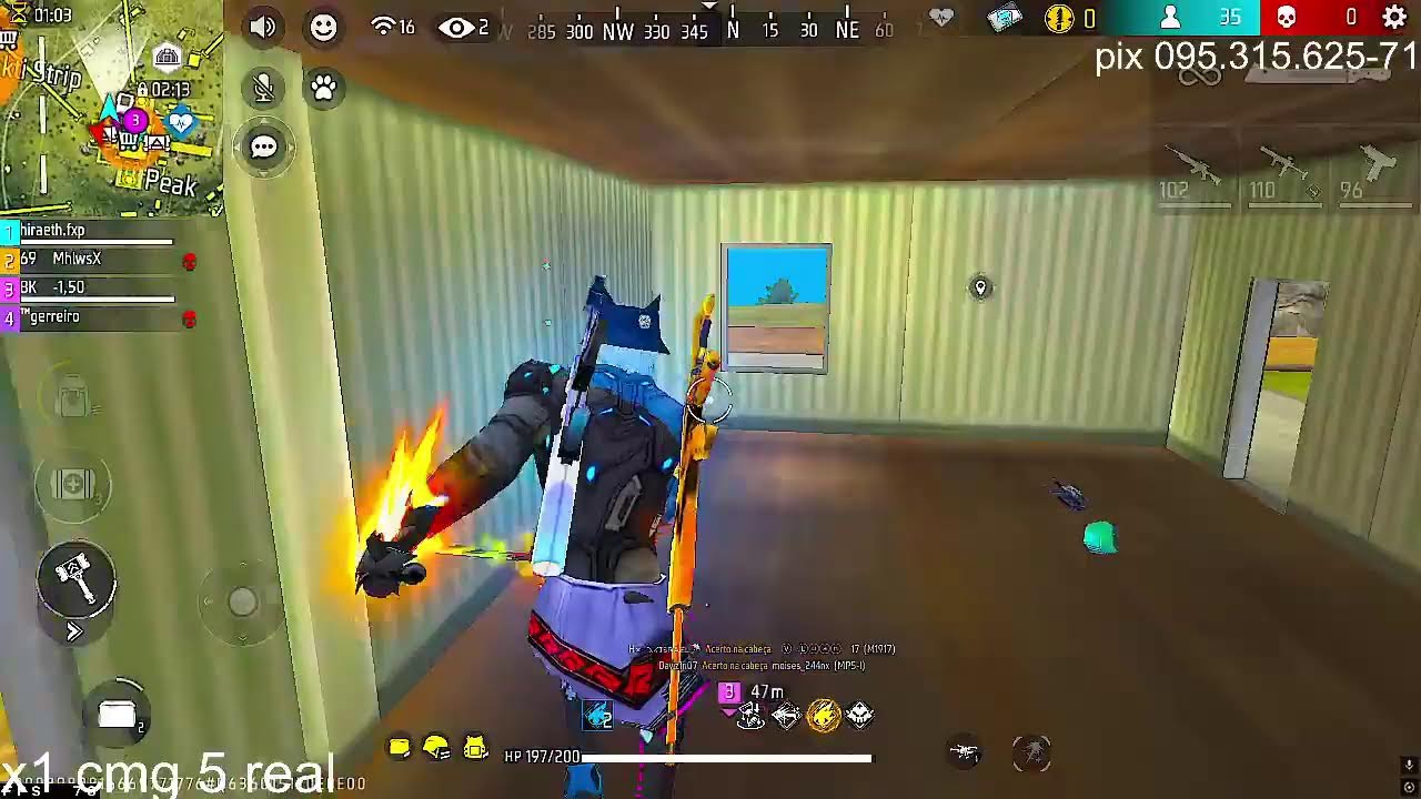 JOGANDO FREE FIRE🔥4V4 6V6 COM ISCRITOS🔥 300 subs