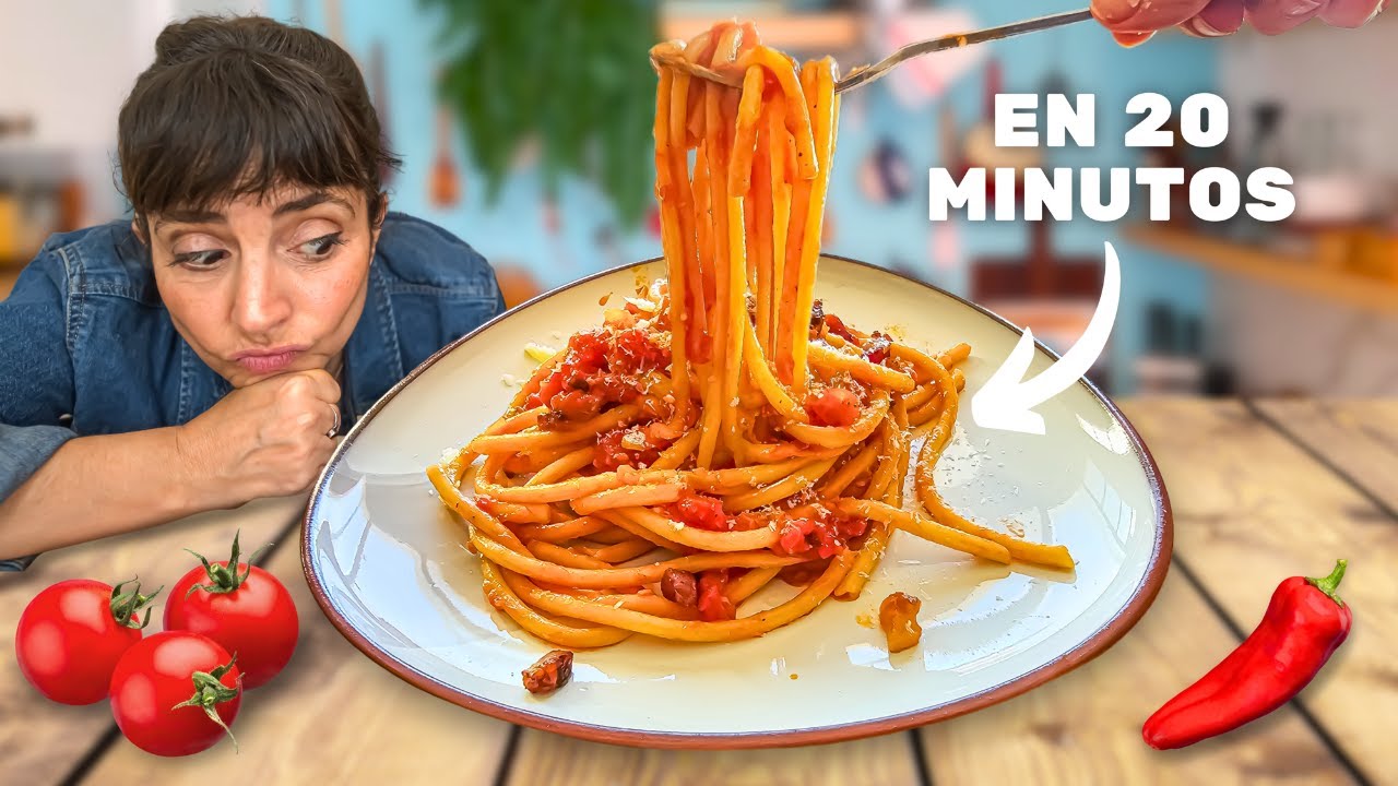 Así hago PASTA AMATRICIANA (paso a paso salsa amatriciana)