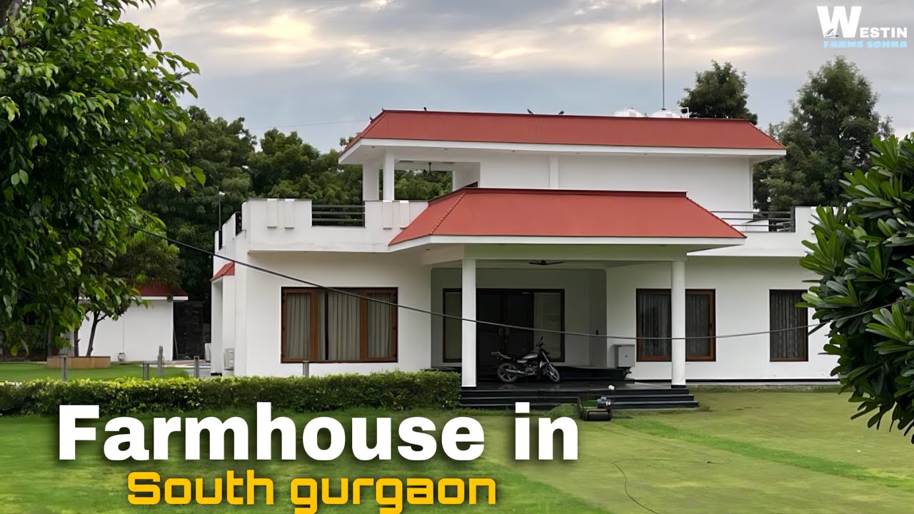 Area 1 acre farmhouse for sale in westin vatika resort sohna|contact 📞9811521111 for more details