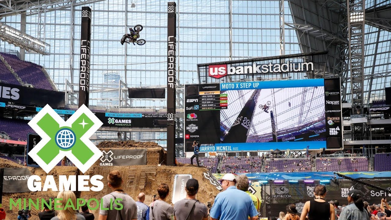 Jarryd McNeil jumps 43 feet to win Moto X Step Up gold | X Games Minneapolis 2018