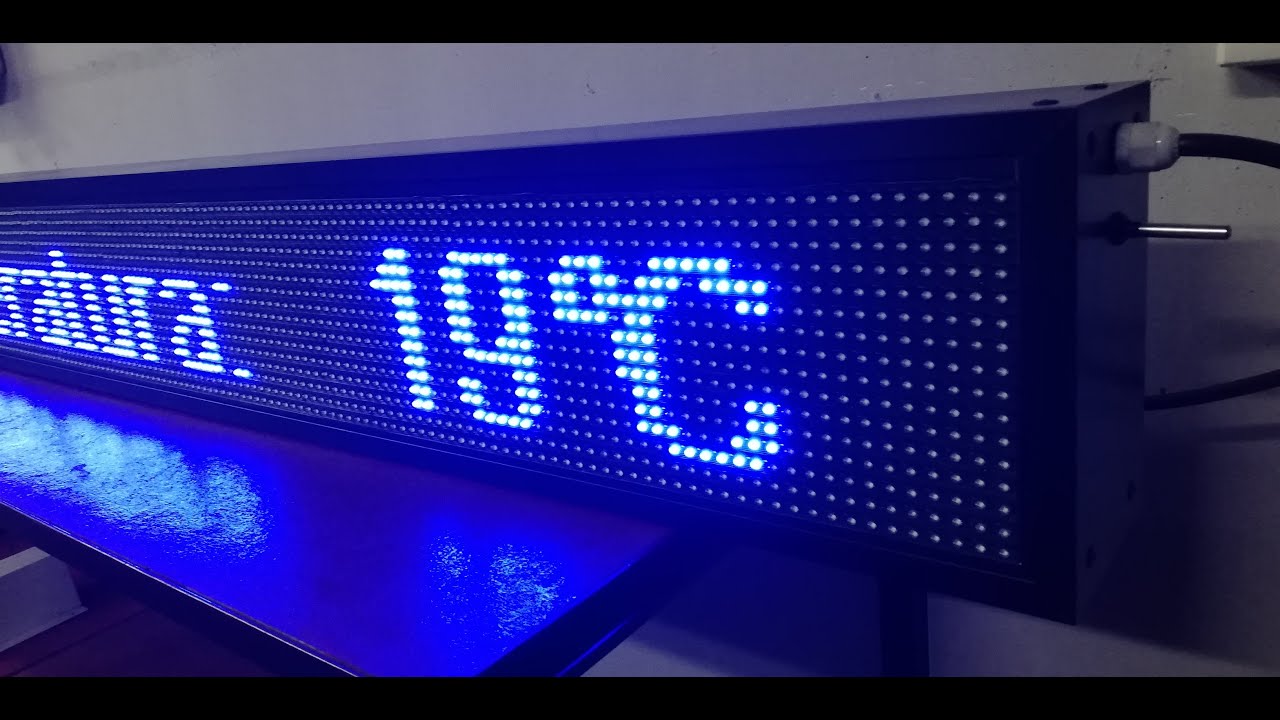 LETRERO LED PROGRAMABLE, letreros led programables, rótulos led programables, cartel led programable