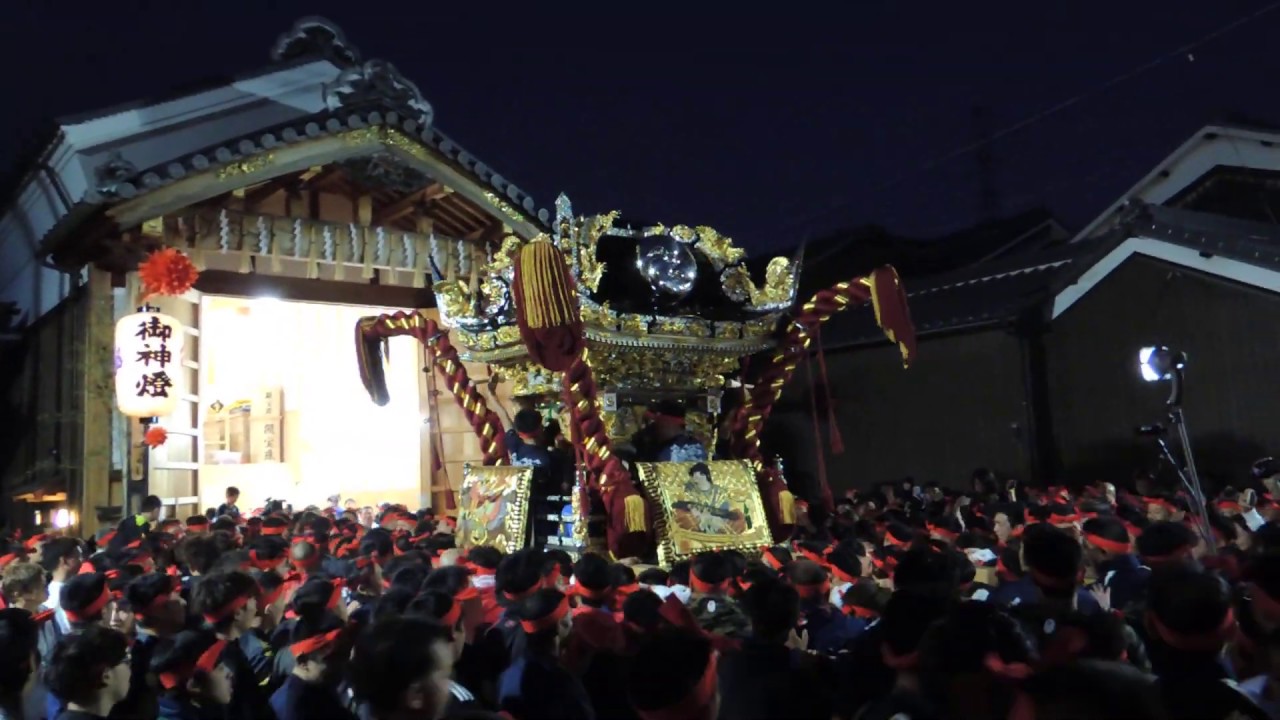 妻鹿 大鳴らし 声合わせ 前夜祭 【2019年（令和元年）】 灘のけんか祭り