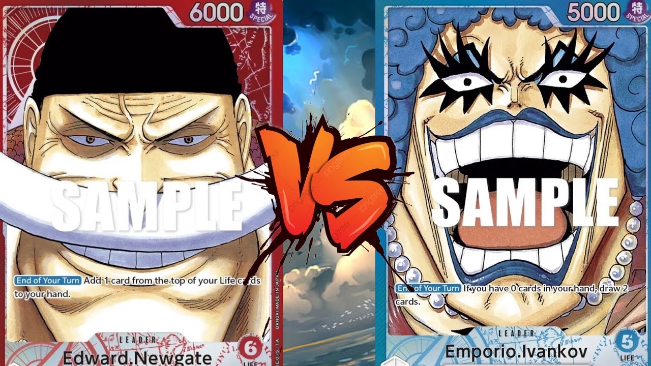 Whitebeard Vs Ivankov | One Piece Tcg | Op02 Tournament Gameplay
