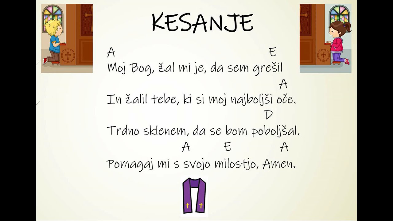 Kesanje - uglasbena molitev