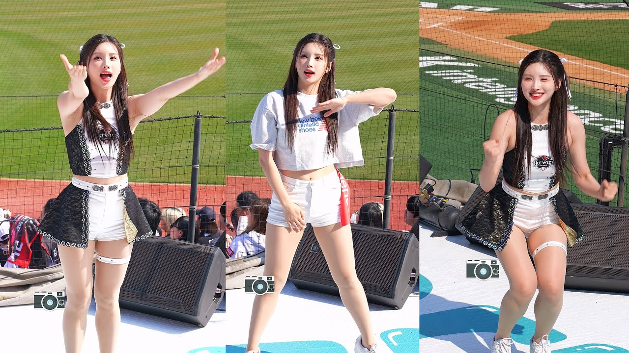 김정원이 대세야 | KT위즈 레이디위즈 김정원치어리더 치어리딩 CAM | CheerLeader FanCAM 4K 60fps | 250322