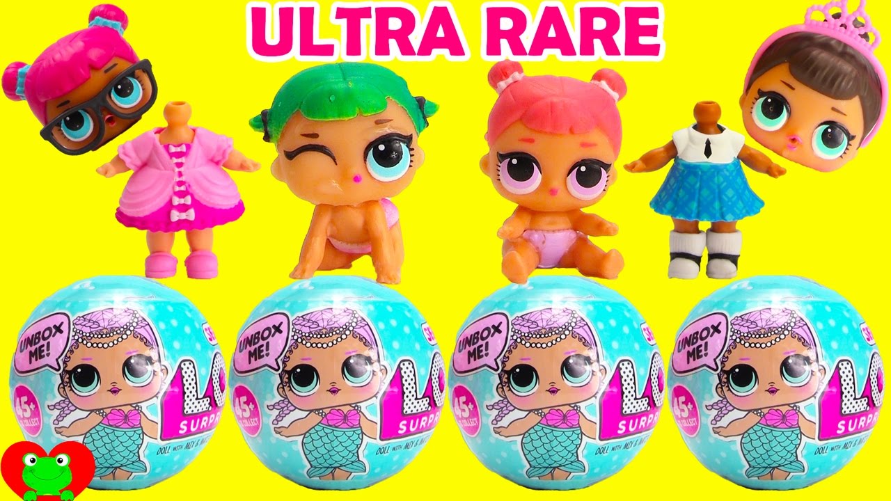 L.O.L. Dolls Wrong Heads and Ultra Rare Finds