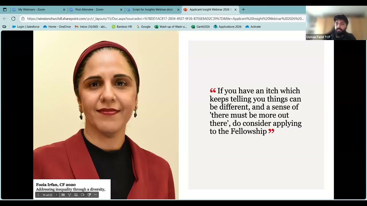 2025 Churchill Fellowship Insights Webinar #3