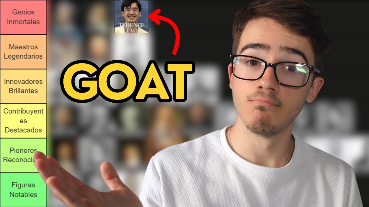 Los MEJORES MATEMÁTICOS de la HISTORIA (Tier List)