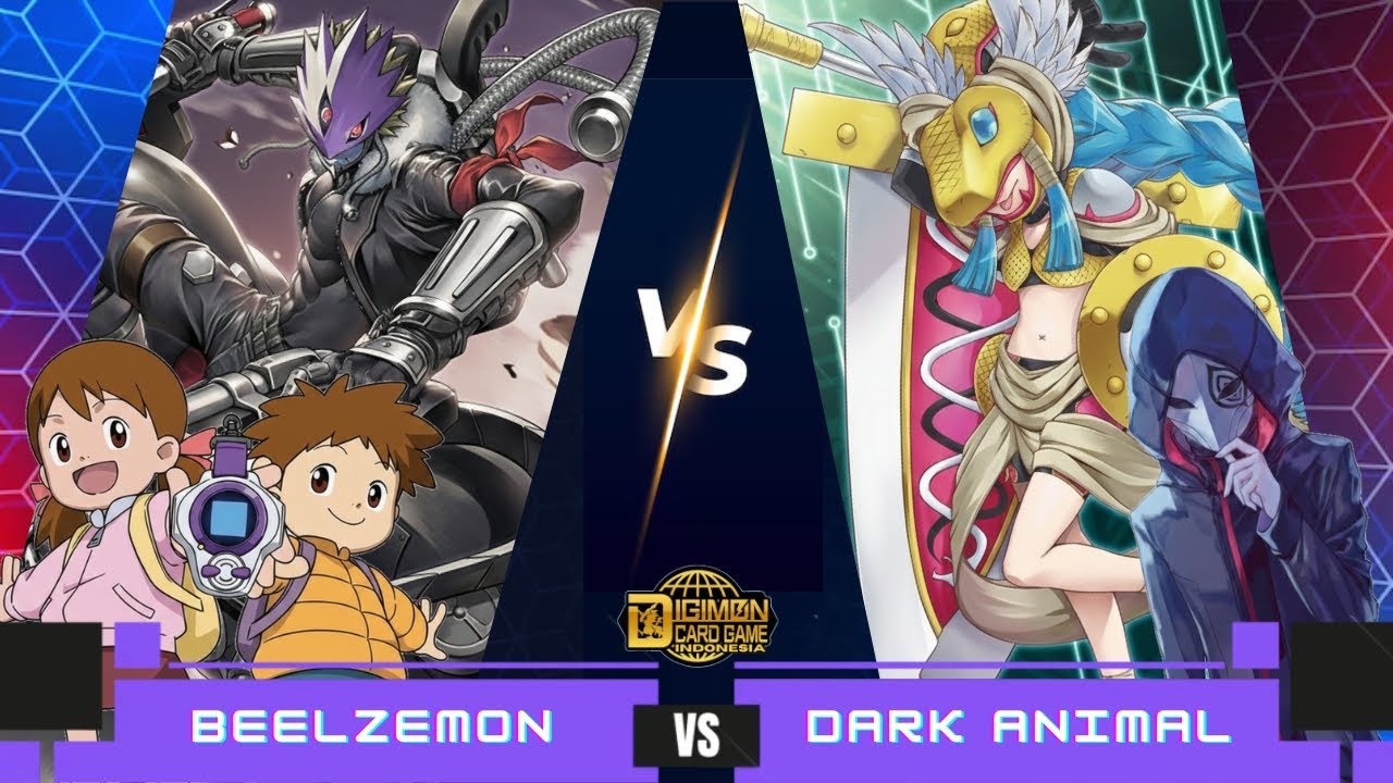 BEELZEMON VS DARK ANIMAL (MINERVAMON) - DIGIMON CARD GAME INDONESIA