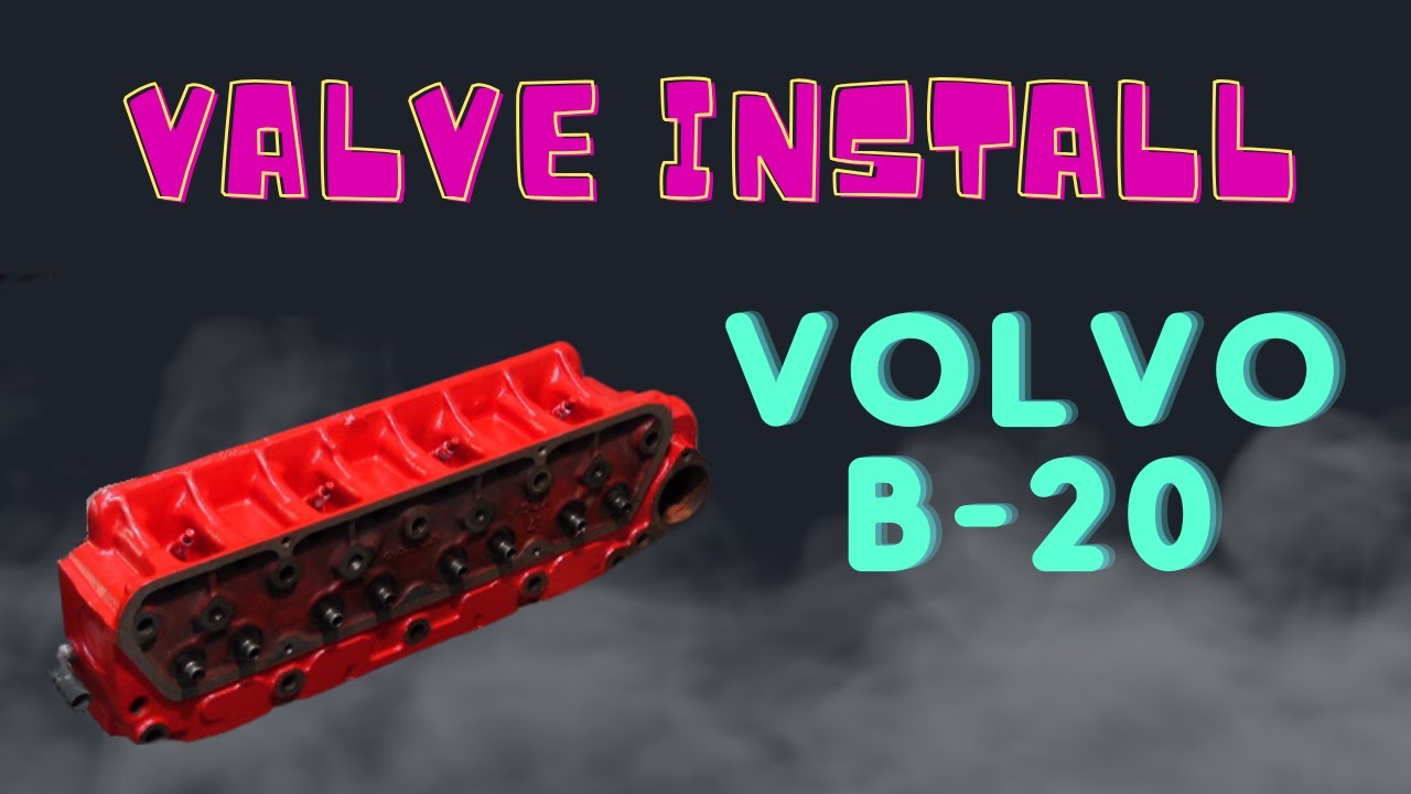 Installing The Valves On The Volvo B-20 Cylinderhead