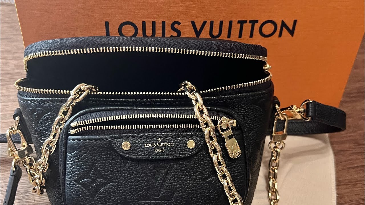 Unboxing of Louis Vuitton Empreinte Mini Bum Bag