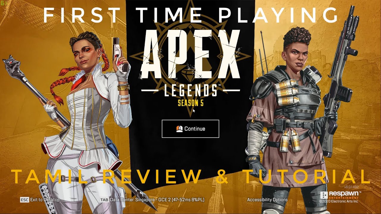 First Time Playing Apex Legends With Tamil Review And Beginners Tutorial
