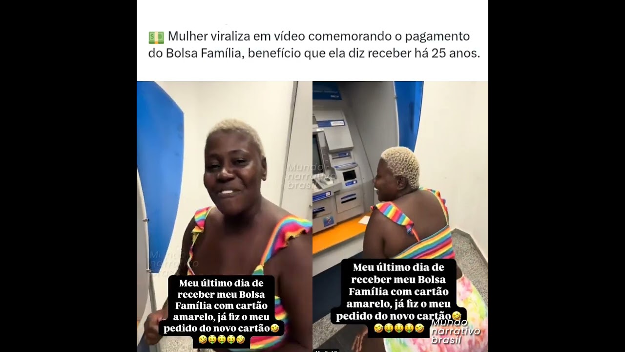 MULHER COMEMORA 25 ANOS RECEBENDO BOLSA FAM&Iacute;LIA E V&Iacute;DEO VIRA POL&Ecirc;MICA NA INTERNET!