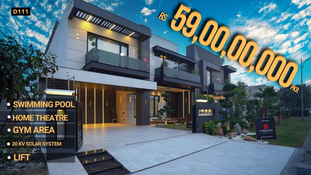Unveiling Lahore&rsquo;s Ultimate 2 Kanal Luxury Mansion | Pool, Theatre & More for 59 Crore