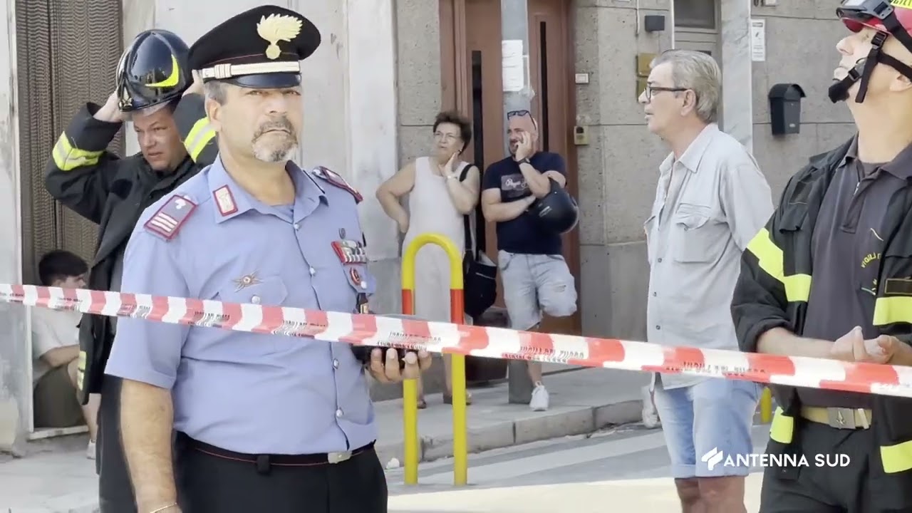 30 AGOSTO 2024   LATIANO BR   CROLLA IL PALAZZO, TRAGEDIA SFIORATA IN PIENO CENTRO
