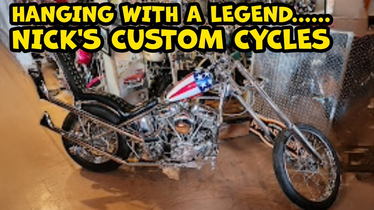 BACK AT NICK'S CUSTOM CYCLES - HUNTING FOR RARE BIKE PARTS