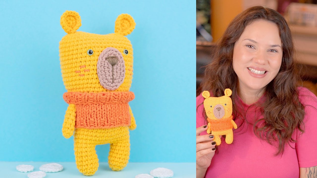 COMO FAZER URSO DE AMIGURUMI - PARTE 2/3 | ATELIÊ JÉSSICA BRANDÃO | #173