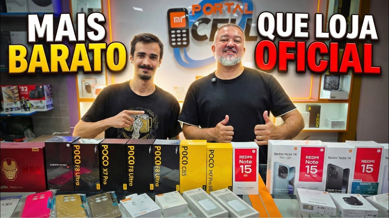 QUEDA DE PREÇO POCO F8 PRO E POCO F8 ULTRA - PORTAL CELL MAIS BARATO QUE LOJA OFICIAL XIAOMI.
