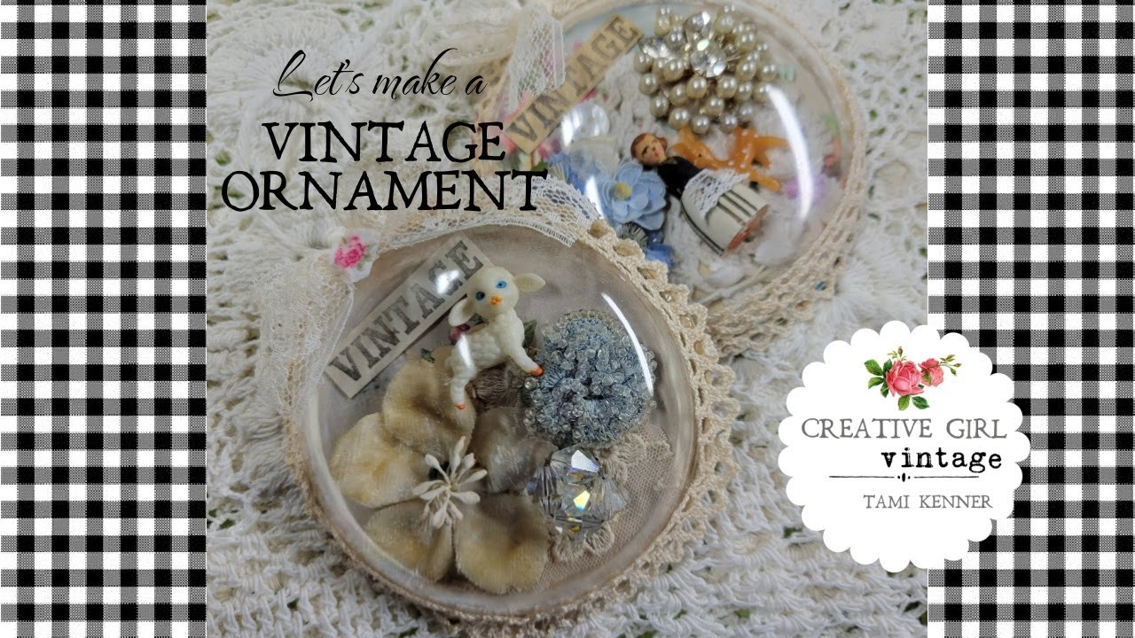 Давайте создадим винтажное украшение, вдохновленное моим сообществом в Facebook Vintage LAMB