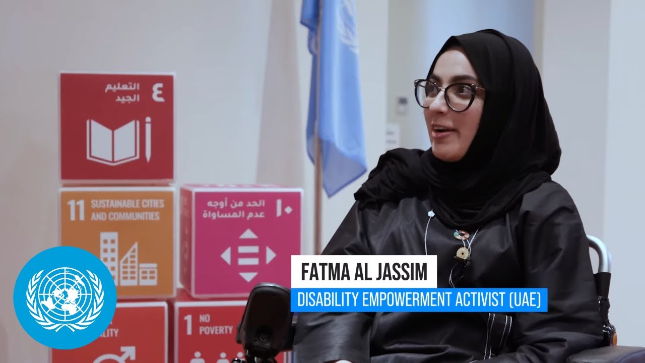 Disability Activist on Poverty, Gender Equality, Sustainable Communities | United Nations |#Expo2020