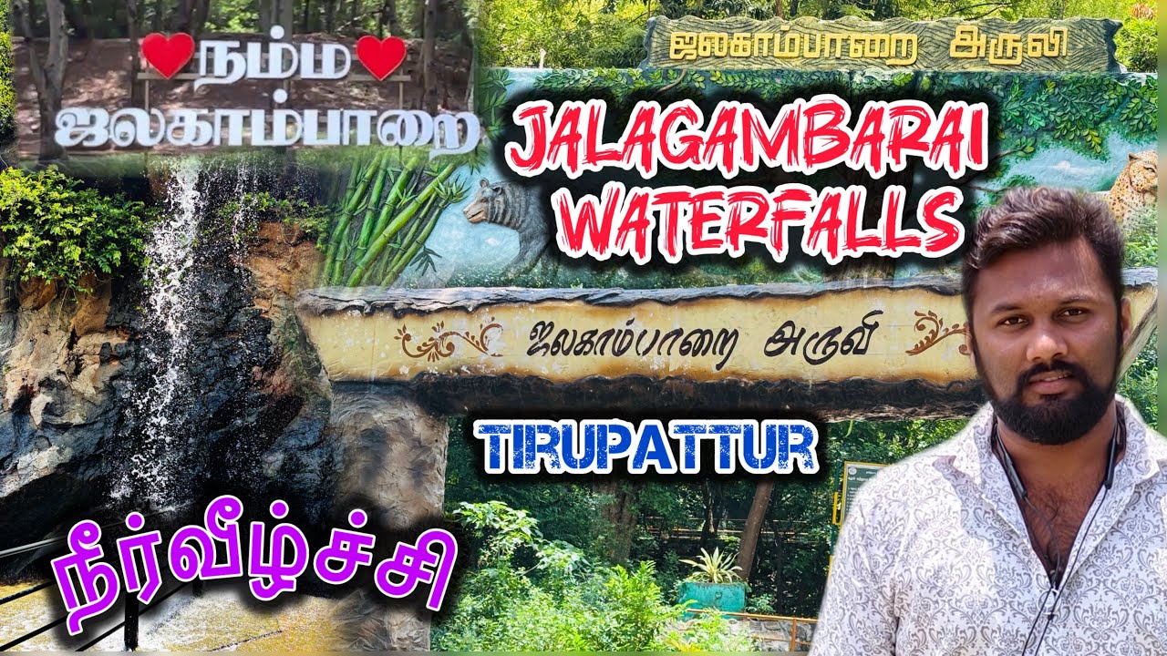 Jalagamparai Waterfalls Tirupattur | ஜலகாம்பரை நீர்வீழ்ச்சி | Yelagiri Waterfalls | Cine Times