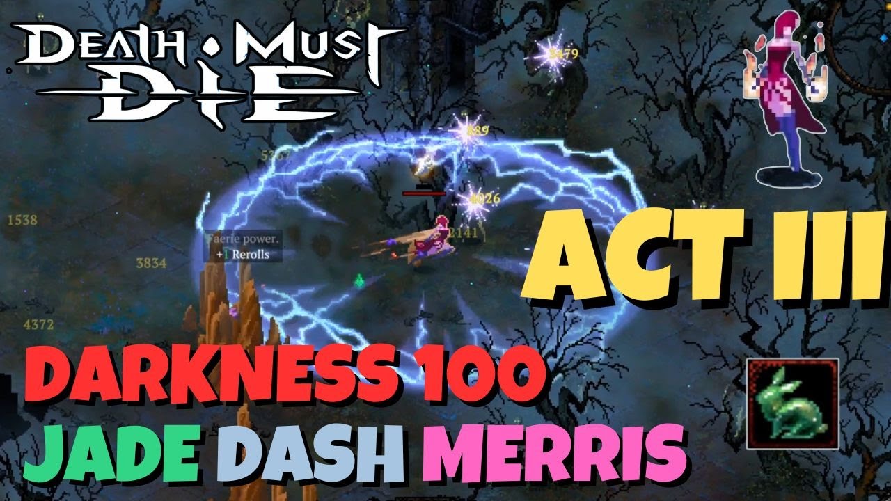 Dash Merris Darkness 100 Build Guide | Death Must Die